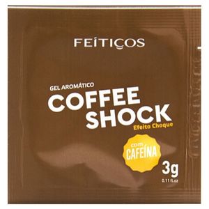 Coffee Shock Gel Excitante  Sachê 3g Feitiços