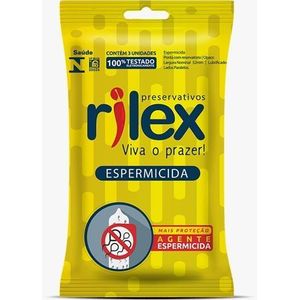 Preservativo Espermicida Com 3 Unidades Rilex