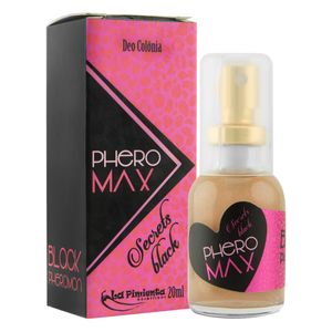 Perfume Phero Max Secrets Black 20ml La Pimienta