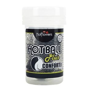 Hot Ball Conforto Plus Anestésica 2 Unidades Hot Flowers 