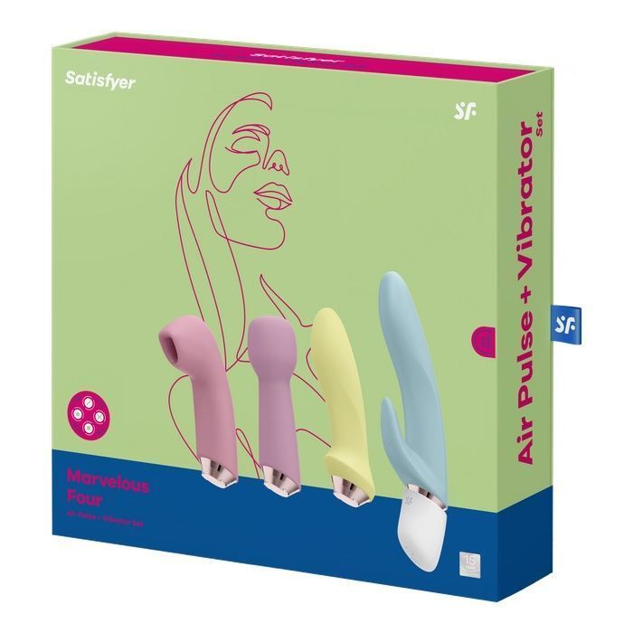 Marvelous Four - Kit 4 Vibradores - Satisfyer