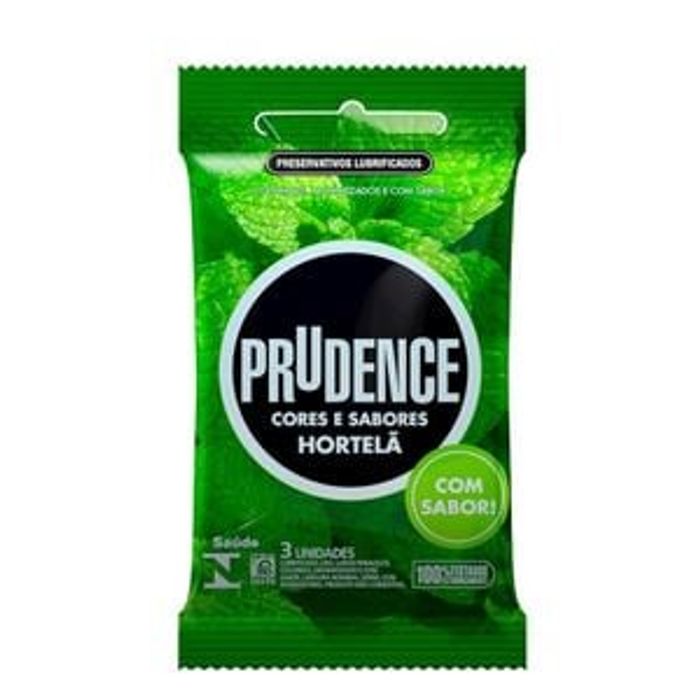 Preservativo Hortelã Com 3 Unidades Prudence