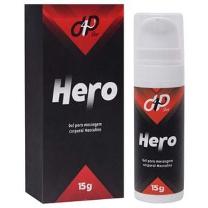 Hero Gel Masculino Potência 15g D4p Sex