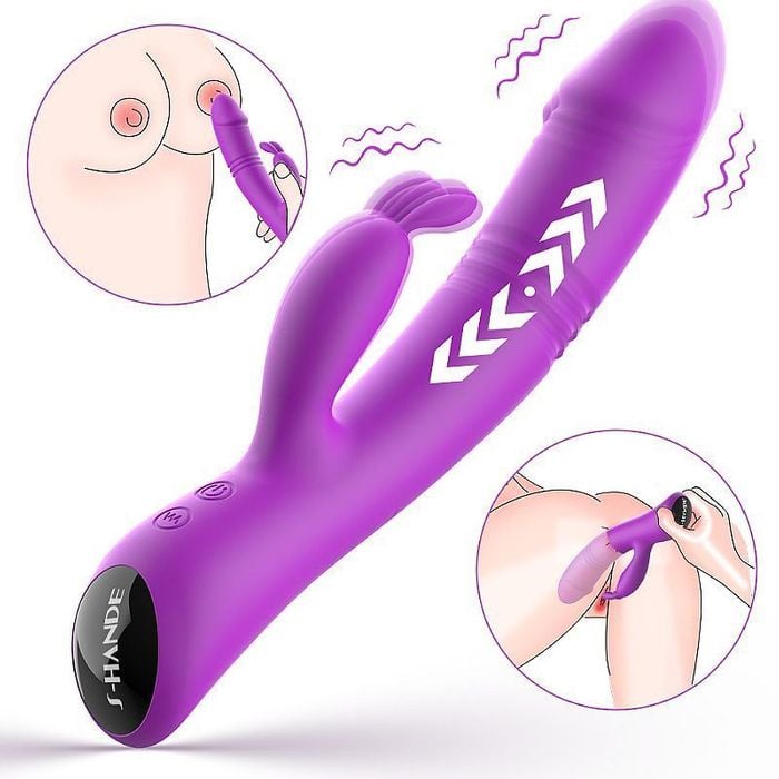 Vibrador Com Vai E Vem Randy Shande