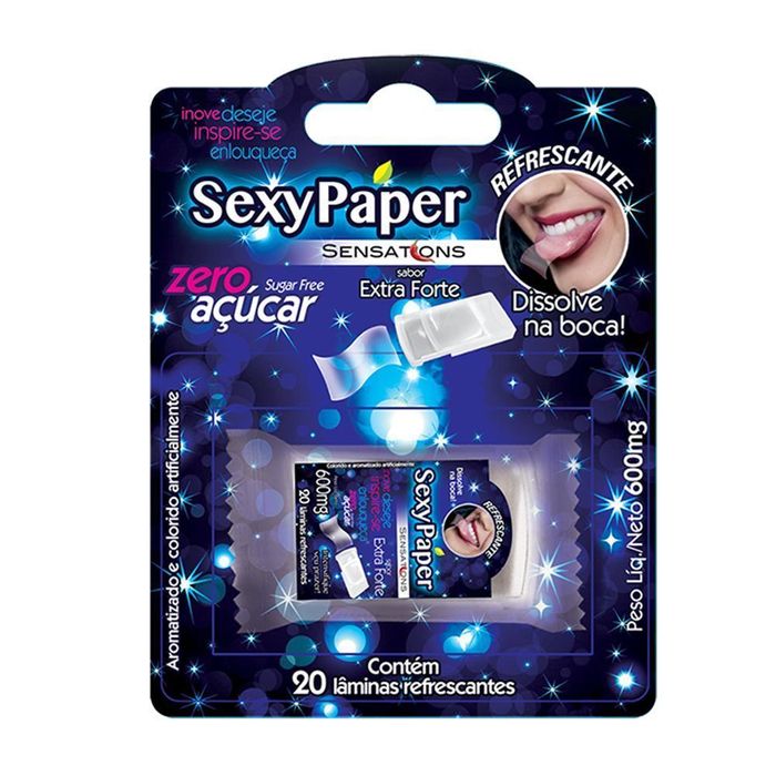 Sexy Paper Lâminas Refrescantes 20 Unidades Danilla