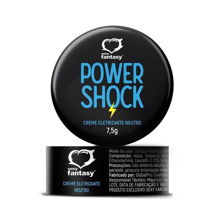 Power Shock Gel Eletrizante Neutro 7,5g Sexy Fantasy