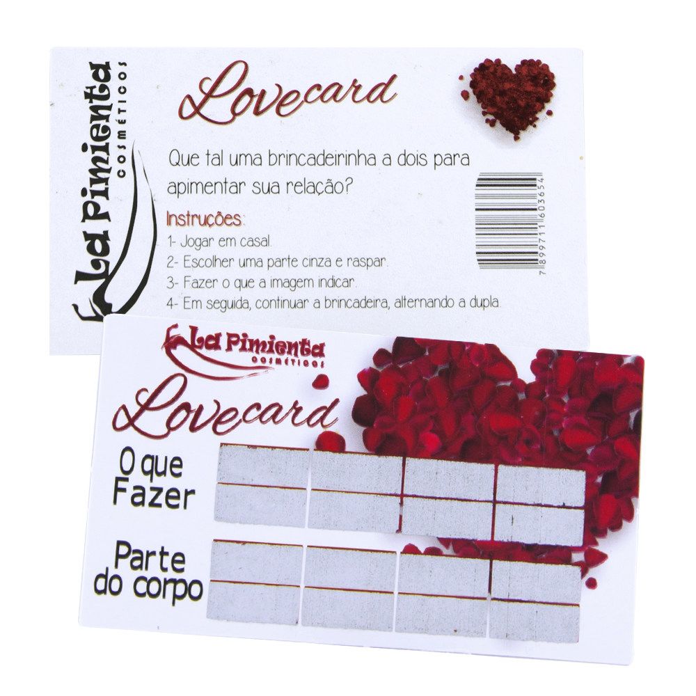 Raspadinha Strip Card 5 Unidades La Pimienta - Gall