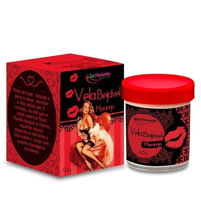 Vela Beijável Aromática 45g La Pimienta