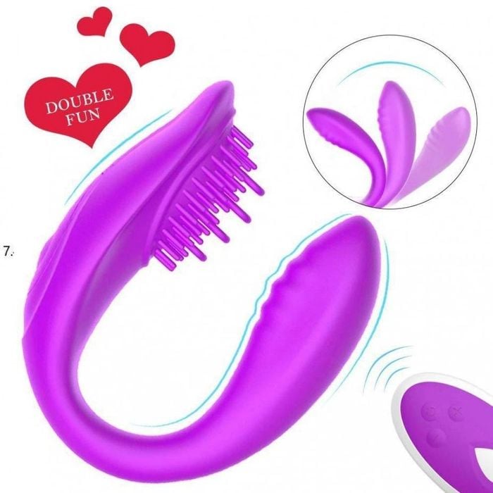 Vibrador De Casal Tim Com Cerdas Massageadoras