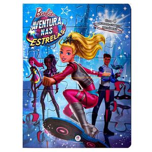 Barbie Aventura Nas Estrelas Livro Com Quebra-Cabeça