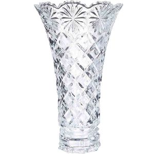 Vaso De Cristal Diamond Star 30cm - Lyor