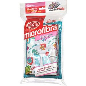 Esponja De Microfibra Para Banheiro Flash Limp