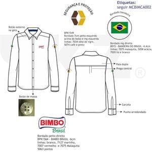 Camisa Social  Ml Masc - Supervisão Segurança Patrimonial Bimbo 