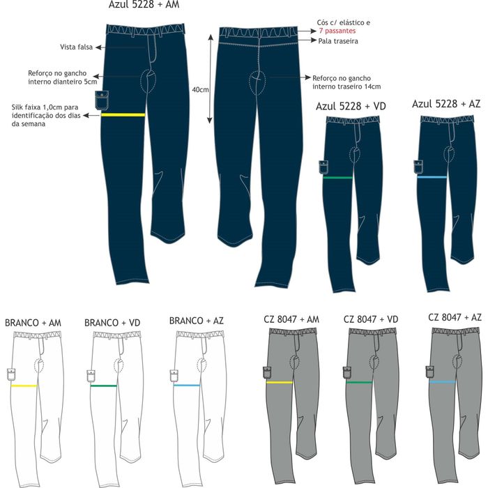 Calça Masc Produçao Operacional Da Produção Bimbo 