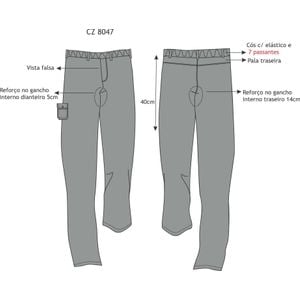 Calça Masc Limpeza Bimbo 