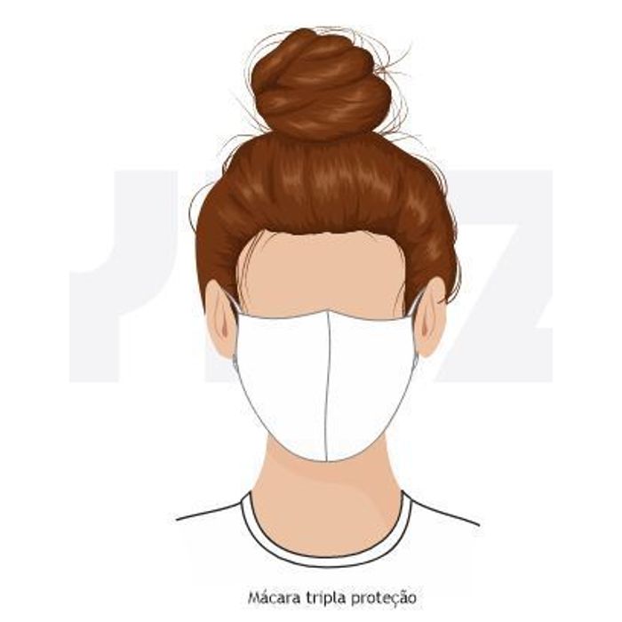 Kit 5 Máscaras Facial Tripla Bimbo 