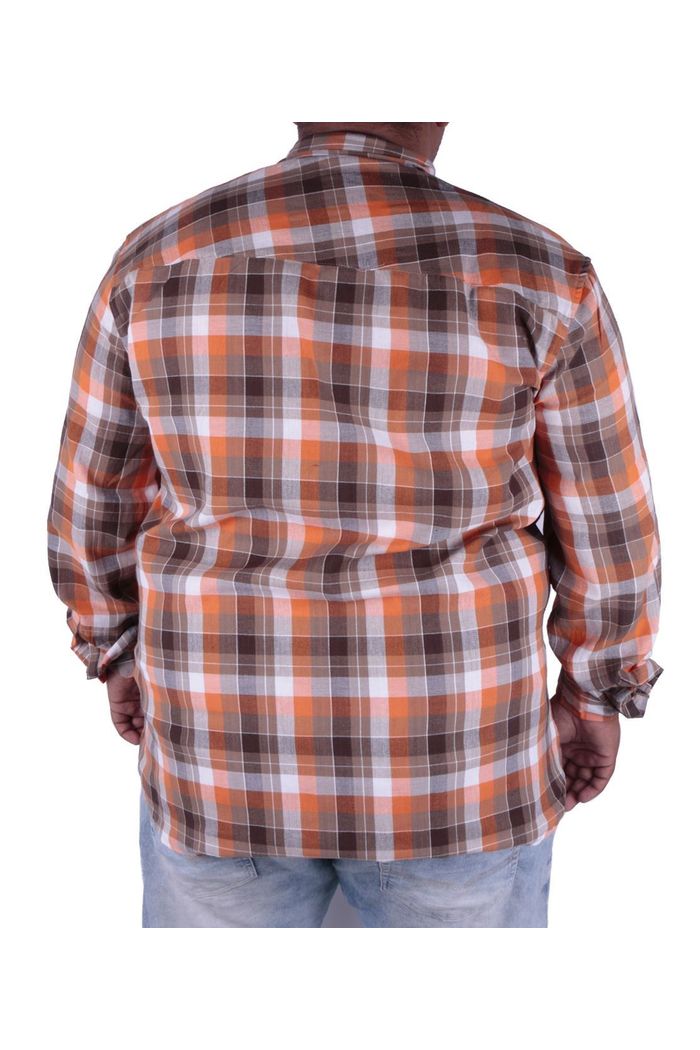 Camisa Quadriculada Orange Big