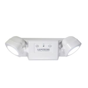 Luminária De Emergência Mini Bloco Autônomo 2 Faróis Led - 4w - Bivolt