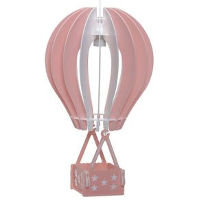 Luminaria Pendente Balão Para 1 Lâmpada E27 - Ld - Bivolt Aluminio E Acrilico