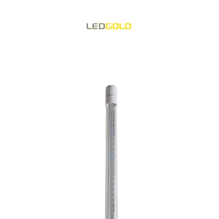 Lampada Tubular T8 120cm G13 18w Ledgold  Bivolt Policarbonato Transparente