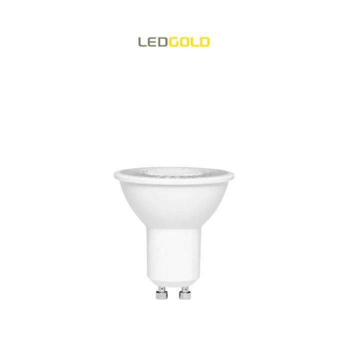 Lampada Led Dicroica Gu10 6.5w Ledgold-msmgz Mr16 Bivolt Policarbonato Leitosa