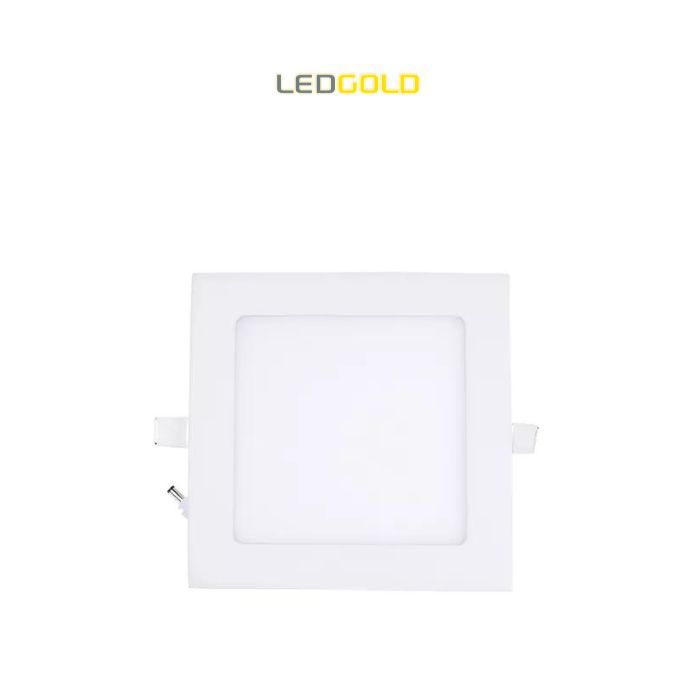 Painel Led Slim Embutir Quadrado 12w Av 17x17 Bivolt Aluminio