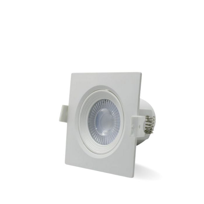 Spot Led Supimpa Embutir Quadrado 5w Av 9x9 Biv Abs