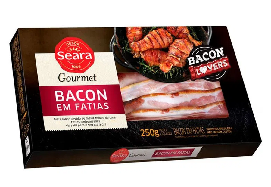 Bacon Fatiado Seara Gourmet 250G