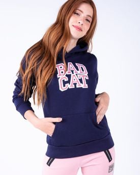 fleece overhead moletom com capuz