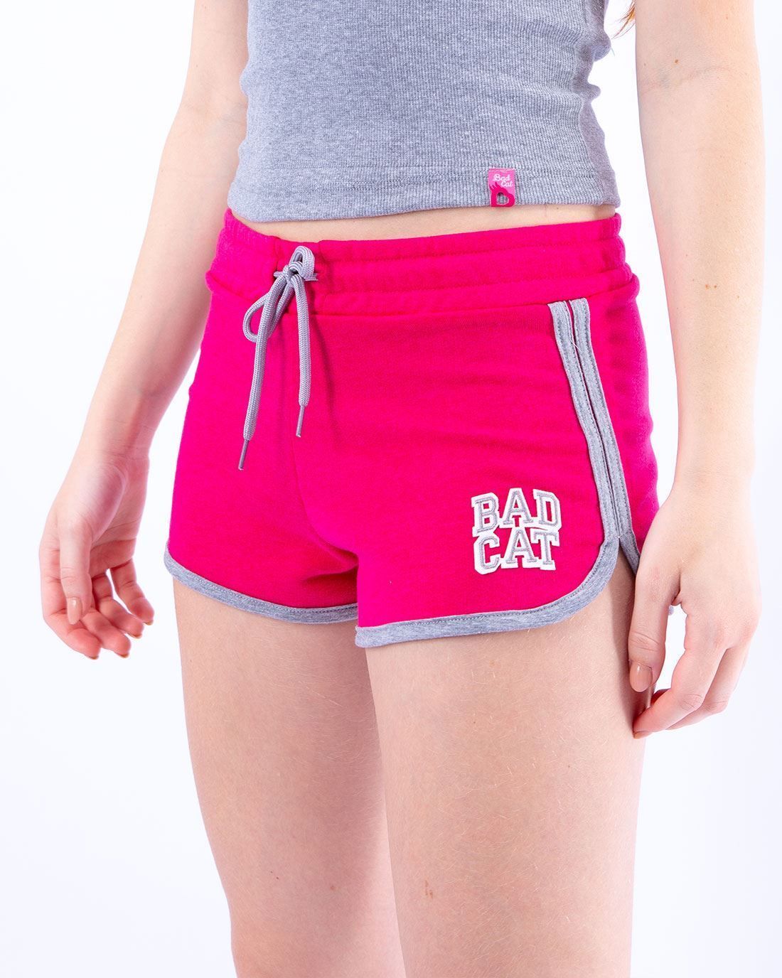 Shorts Da Bad Cat De Moletom Cinza, Comprar Moda Infantil