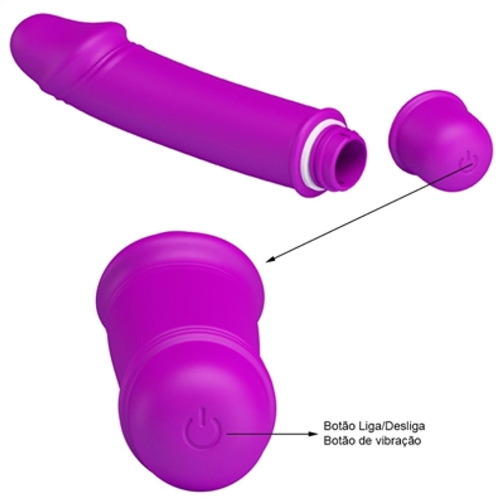 Vibrador em Silicone Utra Potente 10 Vibrações Pretty Love Emily-GOZZE SEX SHOP