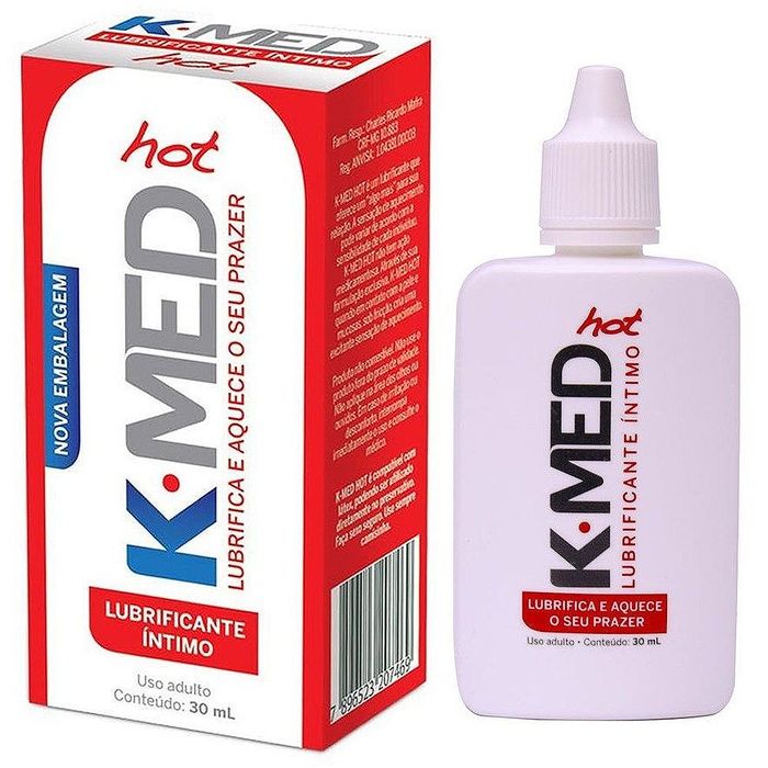 K-Med Hot Lubrificante Íntimo com Aquecimento 30ml