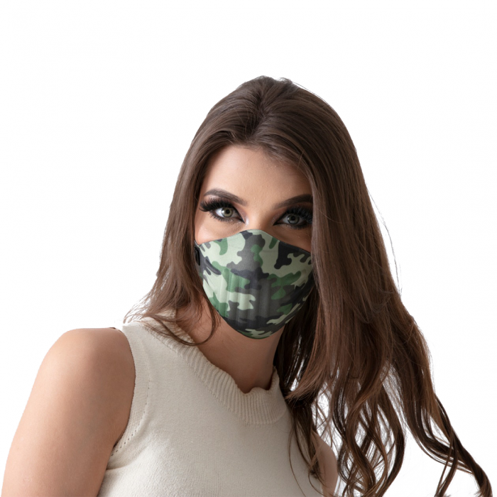 Máscara Tripla Proteção anatômica Lavável Covid19