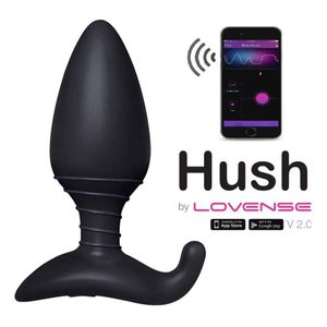 Hush by Lovense + Poderoso Plug Recarregável com App