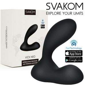Estimulador de Próstata Recarregável com app Para celular VICK NEO SVAKOM