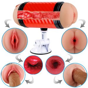 Masturbador Vagina e Anûs com Ventosa Ultra-Simulation