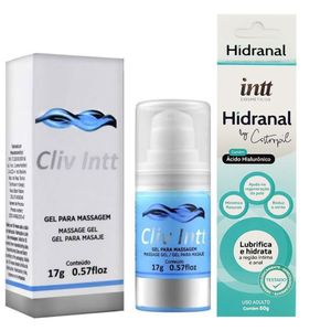 Kit Anal Perfeito com Lubrificante Hidranal e Anestésico Cliv Intt