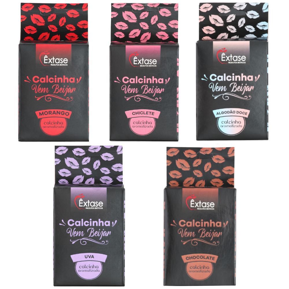 Calcinha Aromatizada Vem Beijar êxtase