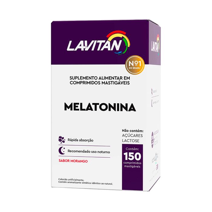 Melatonina Sulplemento Alimentar 150 Comprimidos Mastigáveis Cimed