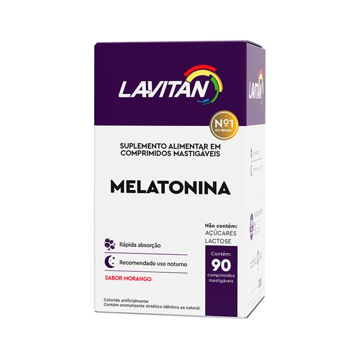 Melatonina Sulplemento Alimentar 90 Comprimidos Mastigáveis Cimed