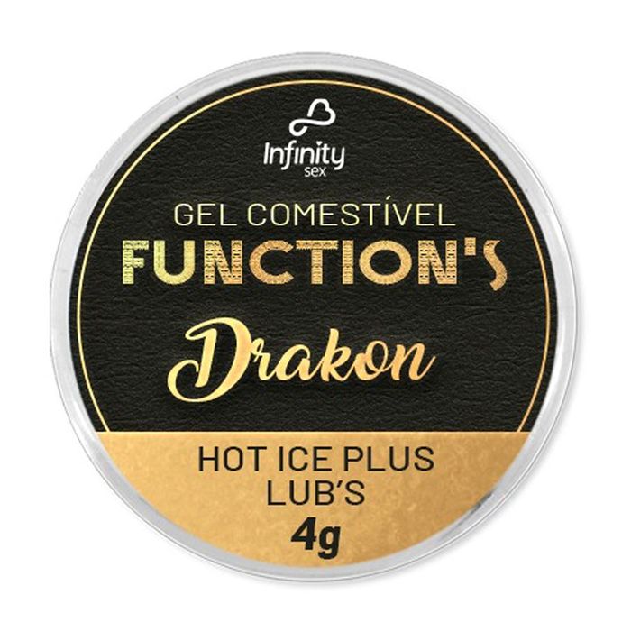 Drakon Lubs Gel Funcional Hot Ice Plus 4gr Infinity Sex   