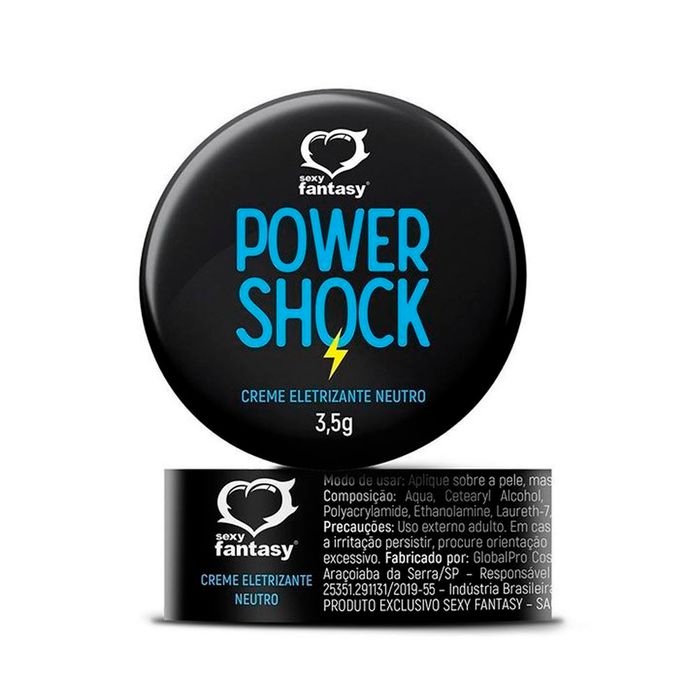 Power Shock Gel Eletrizante Neutro 3,5gr Sexy Fantasy