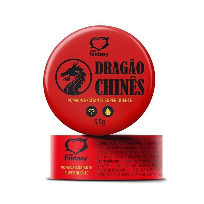 Pomada Dragão Chinês 3,5g Sexy Fantasy