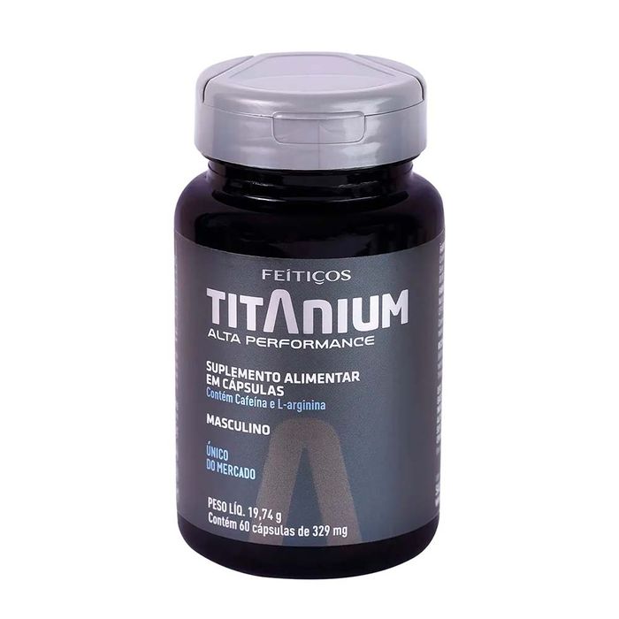 Cápsula Titanium Alta Performance Suplemento Alimentar Feitiços