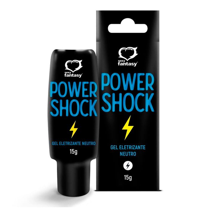 Power Shock Gel Eletrizante Neutro 15gr Sexy Fantasy