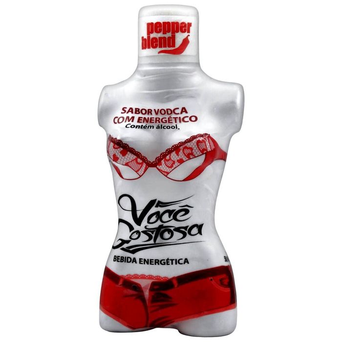 Você Gostosa Bebida Energética Vodka Com Enerégetico 50ml Pepper Blend