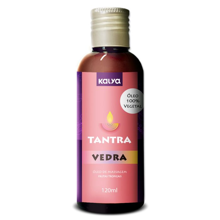 Tantra Vedra óleo 100% Vegetal Para Massagem Tântrica 120ml Kalya