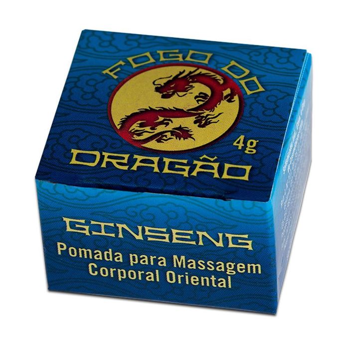 Fogo Do Dragão Ginseng Pomada Para Massagem Oriental 4g Sofisticatto