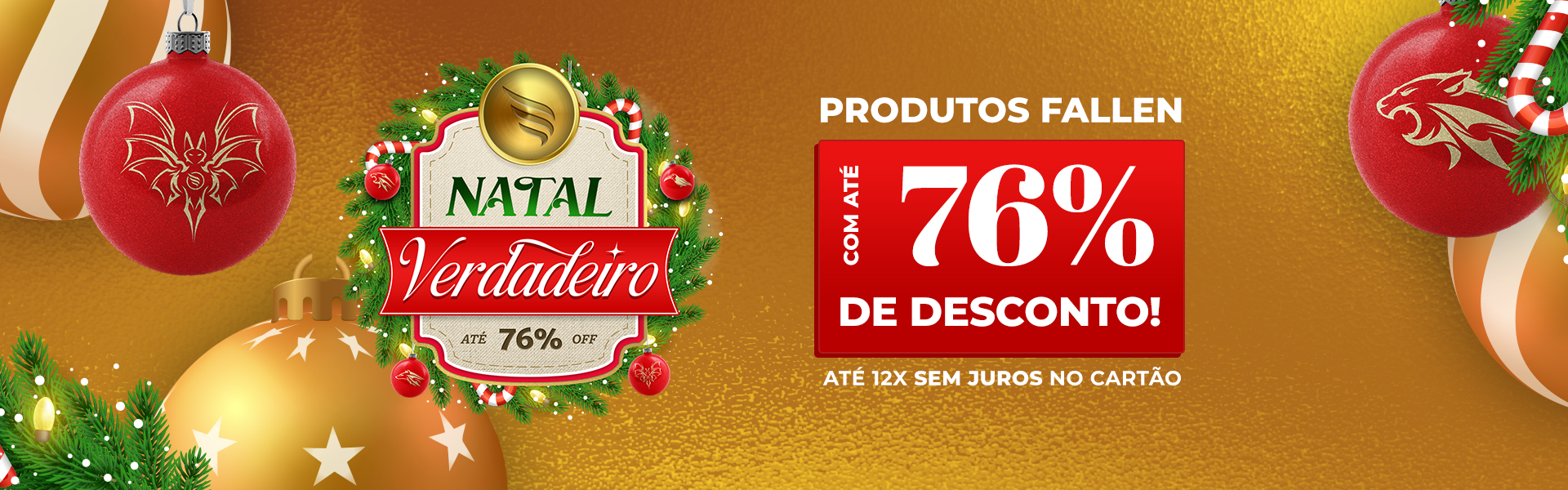 Natal Verdadeiro - Descontos com até 76%OFF