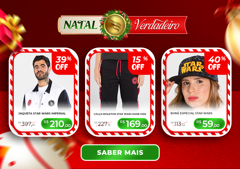 Natal Verdadeiro - Descontos em WEAR com até 67%OFF